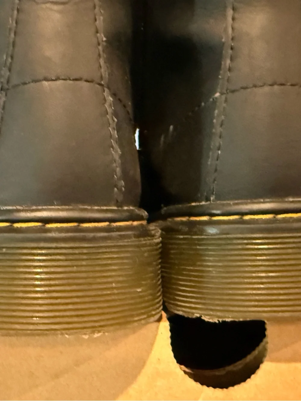 Dr. Martens Black 1460 J Bloom K Hydro Kids Boots